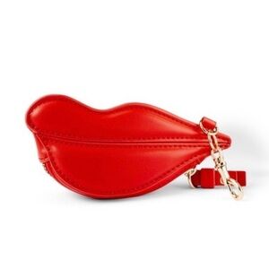 NWT DVF for Target Red Hot Lips Clip-able Pouch‎